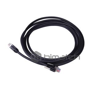 Industrial Gigabit Ethernet Cable RJ45 Plug 30 - 80V For Data Transmission