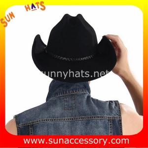 6200372 Sun Accessory customized winner fashion wool felt west cowboy hats, men