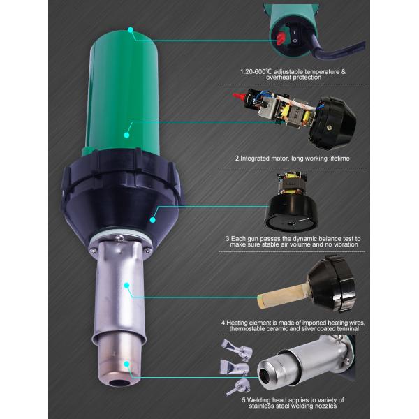 1600w Hot Air Pvc Welding Machine
