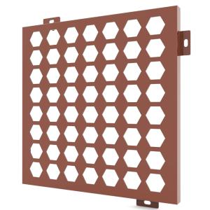 Perforated Metal Sheet Aluminum Cladding Panels For Curtain Wall Or Ceiling