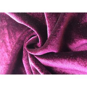 Polyester Spandex Ice Velvet Fabric 4 Way Stretch Crushed