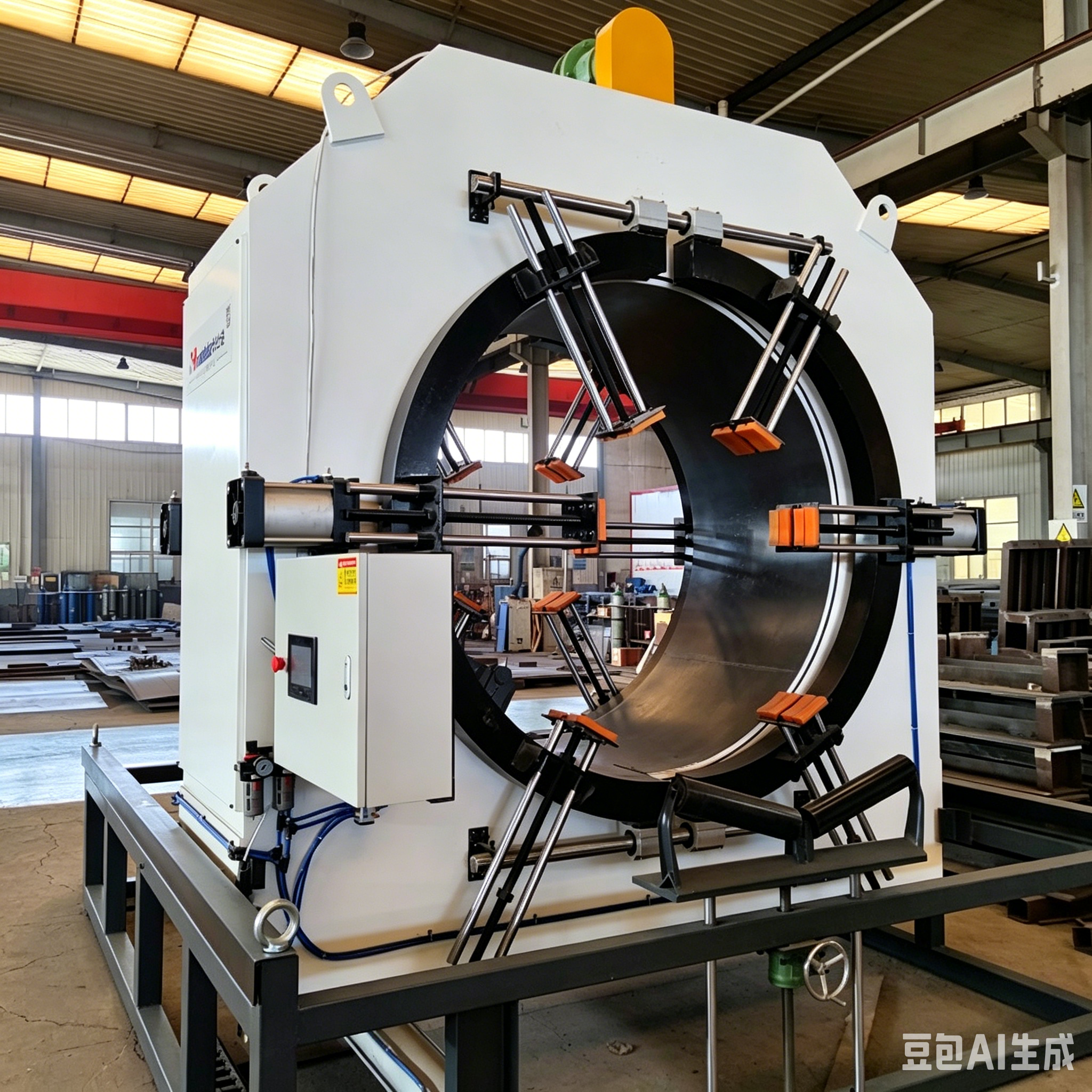 Automatic Large Diameter HDPE Jacket Pipe Production Line for Thermal Insulation Pipe