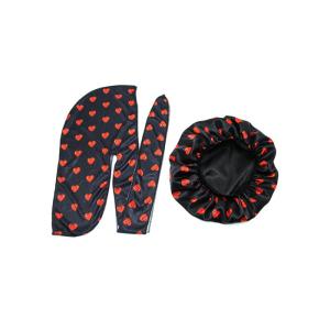 Logo Custom Satin Men Women Designer Bonnet And Durag