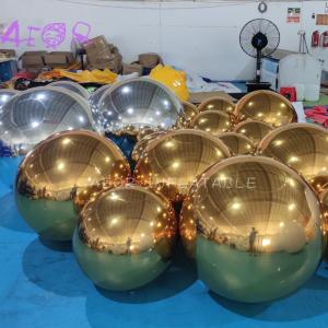 Decorative Inflatable Mirror Ball Outdoor Inflatable Reflective Balloon