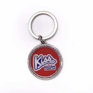 Butterfly Shape Custom Metal Keychains , Soft Enamel Keychain With Epoxy