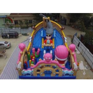 Multicolored PVC Blow Up Combo Play Playground Ocean World Park For Amusement