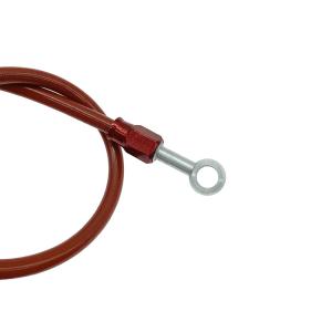 China 70Mpa AN3 Hydraulic Stainless Steel Braided Hose Assembly Wear Resisting on sale