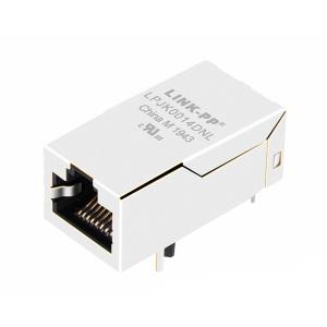 Wholesale JK0-0018NL 1x2 Port 1000 Base-T Without Led Ethernet Lan Port Network Jack RJ45 Industrial Ethernet Connector from china suppliers