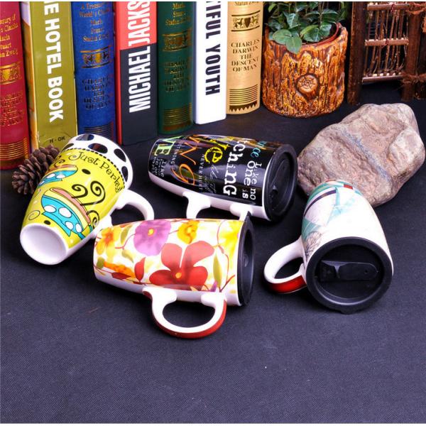 Innovative product customized Eco Friendly Mugs with plastic lid