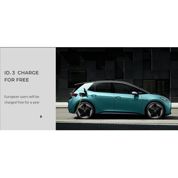 160km/H VW ID3 SUV Smart Electric Cars 5 Seater 450KM Range