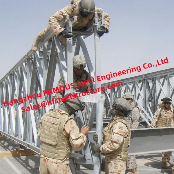 Quality Painted Portable Bailey Bridge Width 4.2m Enhancing Infrastructure Development for sale