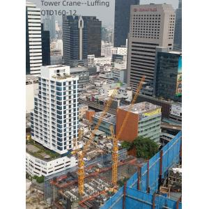 Wholesale Load 12T Luffing Tower Crane 55m Radium High Rise Crane from china suppliers