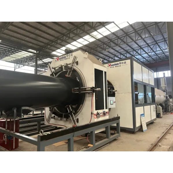 Automatic Large-Diameter Pre-Insulated Pipe Production Line with Vacuum Calibration and Single-Screw Extruder