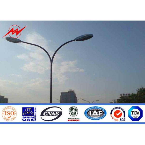 Quality Anti Rust 10m Multi Sided Steel Driveway Light Poles IP 65 4mm Thickness for sale