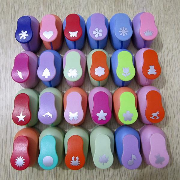 Quality Metal and ABS 6x3.8x5cm Medium Paper Punch for DIY Decorative Mini Eva Foam Embossing for sale