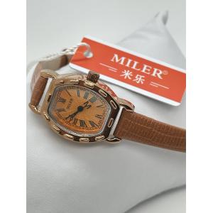 Miler 222 Model Quartz Leather Strap Watch With Customized Logo