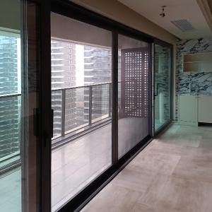 Wholesale OEM Aluminium Sliding Double French Door Retractable Screen Fluorine Carbon Painting from china suppliers