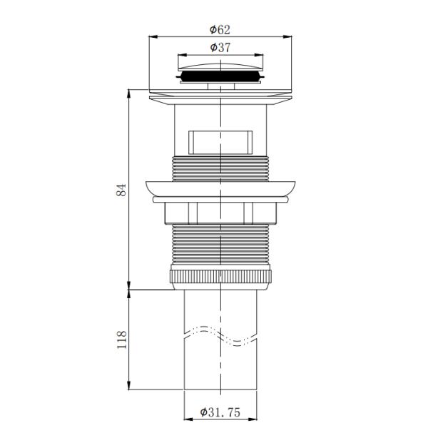 32mm Wash Basin Drainer