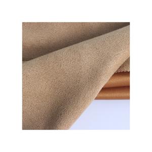 eco friendly recycled pet fabric GRS certified suede polyester fabric