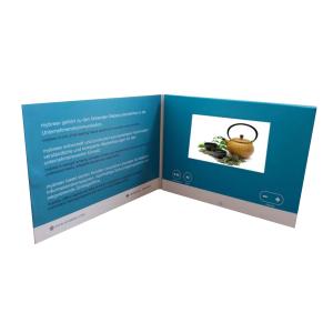 Fully customizable video book brochure 4.3inch screen A5 landscape video