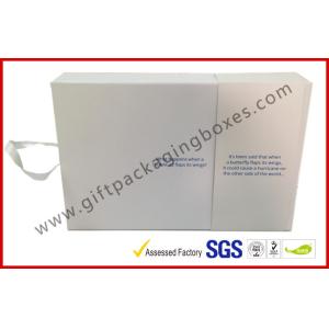 Wholesale White Magetic Electronics Packaging / Custom Advertising Video Box from china suppliers