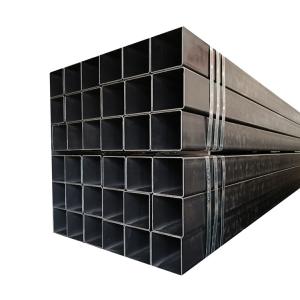 OEM Structure Black Steel Pipes Oval Square Rectangular ERW Welded