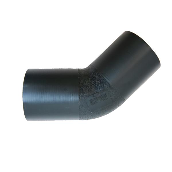 45 Degree Elbow HDPE Fusion Fittings For Irrigation