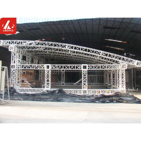 3.1mm Thickness Aluminum Square Truss , 16“ Screw Box Truss for Lighting for Indoor/ Outdoor Event