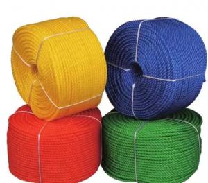 Wholesale 3 Strand Rope Fish Cage Net Industrial Plain PP Polypropolene Rope All Purpose 3 Ply Twist Nylon Rope from china suppliers
