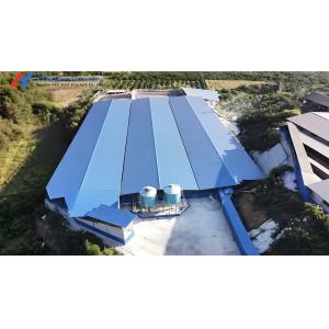 China Steel Structure Piggery Farm House Easy Install With Feeding System on sale