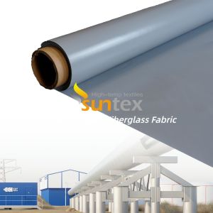 Fireproof Silicone Coated Fiberglass Fabric with Water Repellent and Anti