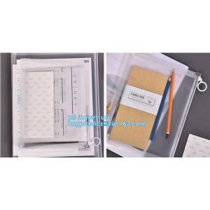 durable clear PVC Slider zipper stand up bag, 100% oxo boidegradable clear pvc