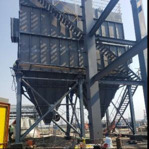 Buy cheap Steel Flue Gas Treatment System Single Ash Hopper Baghouses Dust Collector from wholesalers