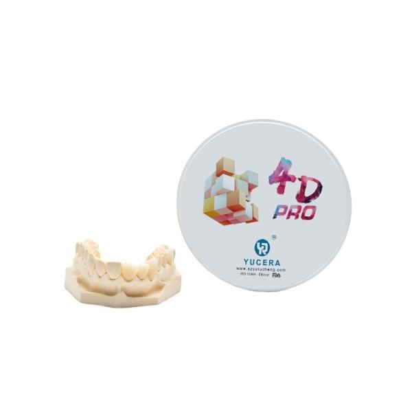 Yucera 4D Pro Multilayer Zirconia Block Strongest and Most Aesthetically