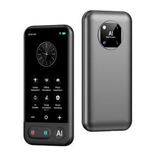 Handheld Offline Audio Translator Device Machine All Language 4inch Big Screen