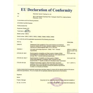 Shenzhen Vanwin Tracking Co.,Ltd Certifications