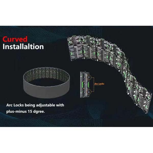 HD Full Color 500x500mm Stage Rental Led Display 3840Hz Removable Power Box