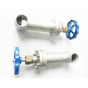 PN40 DN40 Low Temperature Globe Valve With Vacuum Jacket For LNG/LOX/LN2/LAR