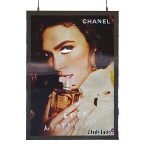 China Illuminated Double Sided Aluminum 30mm Magnetic LED Light Box on sale