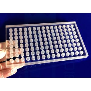 SIO2 Odm Cnc Drilling Quartz Glass Plate With Holes