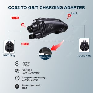 Wholesale Ccs2 to Gb/t Fast Charger Car Adapter Ev Dc Charging Connector Ccs2 to