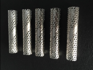 Wholesale spiral welded perforated pipe filter tube filter element frame 316 metal pipes center tube center core from china suppliers