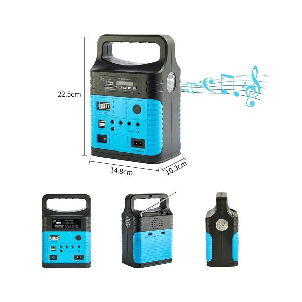 Solar Charging 30W Solar System Home Solar Panel System Roof Mounting Solar