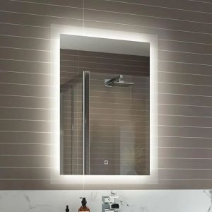 Luxury Bathroom Wall Mounted Mirror With Lights Sensor , Led Vanity Mirror