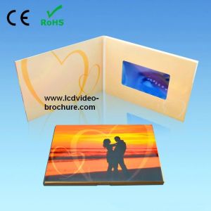 Digital Promotional Video Brochure Built In Speaker / Rechargeble Battery