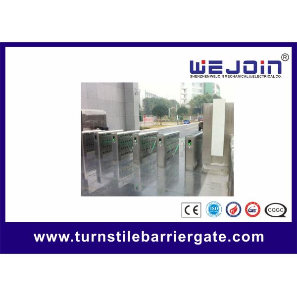 Quality Flow Control Handicap Flap Pedestrian Barrier Gate Optical Turnstiles for sale