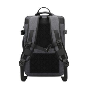 Multifunction Expandable Travel Nylon Laptop Backpack With USB