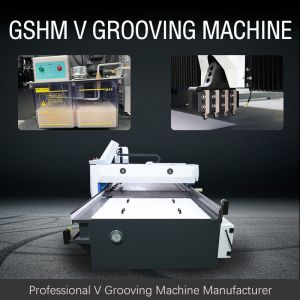 Metal Curtain Wall CNC V Cutting Machine Signage Sheet Metal Grooving Machine