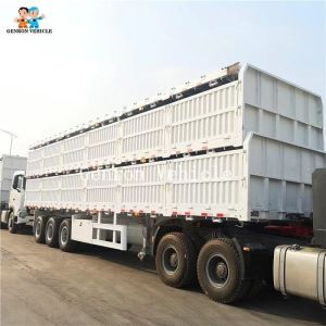 12.6M Mechanical Suspension Cargo Drop Side Semi Trailer