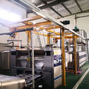 Automatic Extruded Instant Noodle Equipment 80g/Pc Noodle Processing Machine